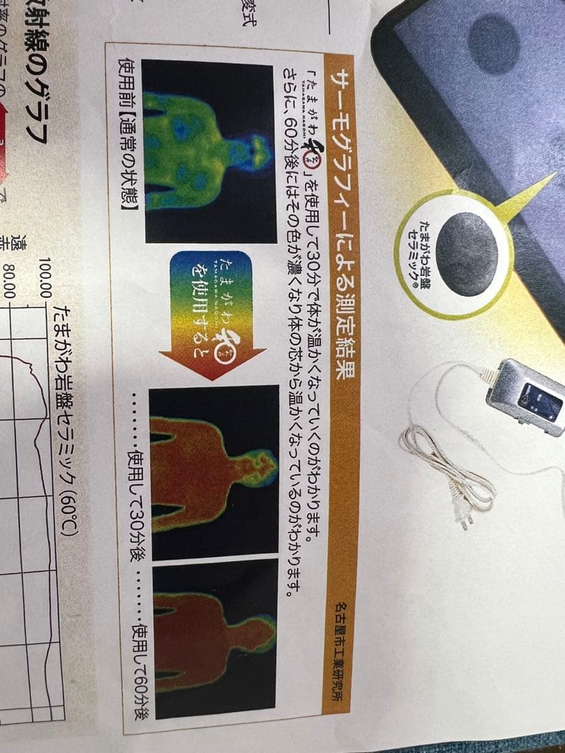 美品】小林産業 たまがわ和（なごみ）たまがわ岩盤セラミック 岩盤浴