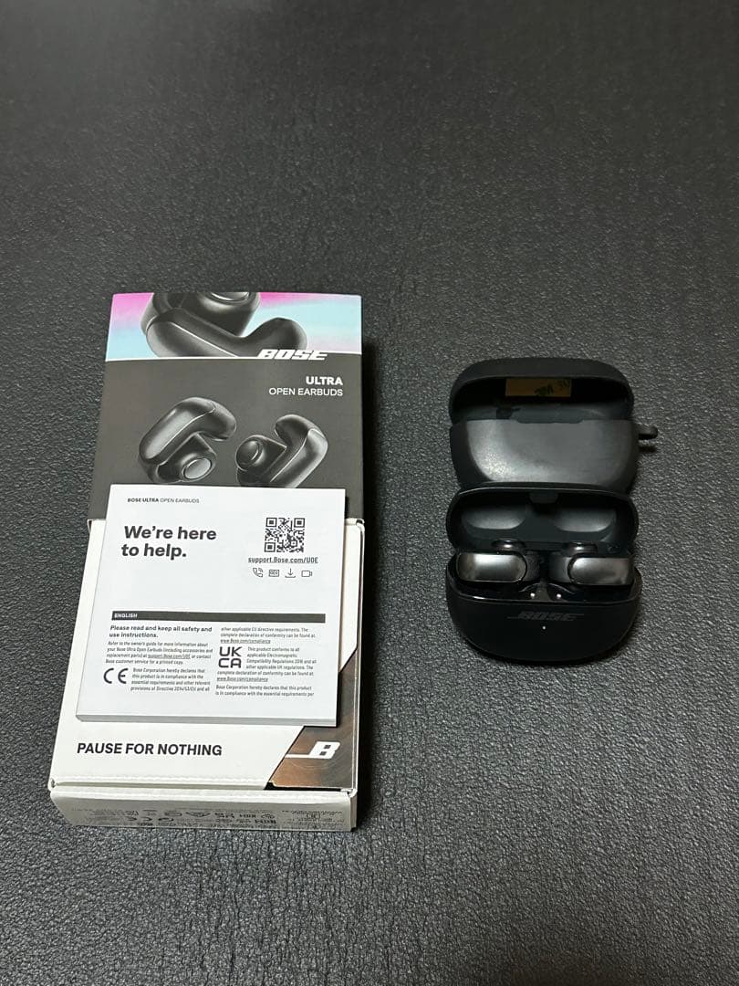 美品 保護ケース付 Bose Ultra Open Earbuds ブラック Amazon.co.jp: Bose Ultra Open Earbuds シリコンケース カバー