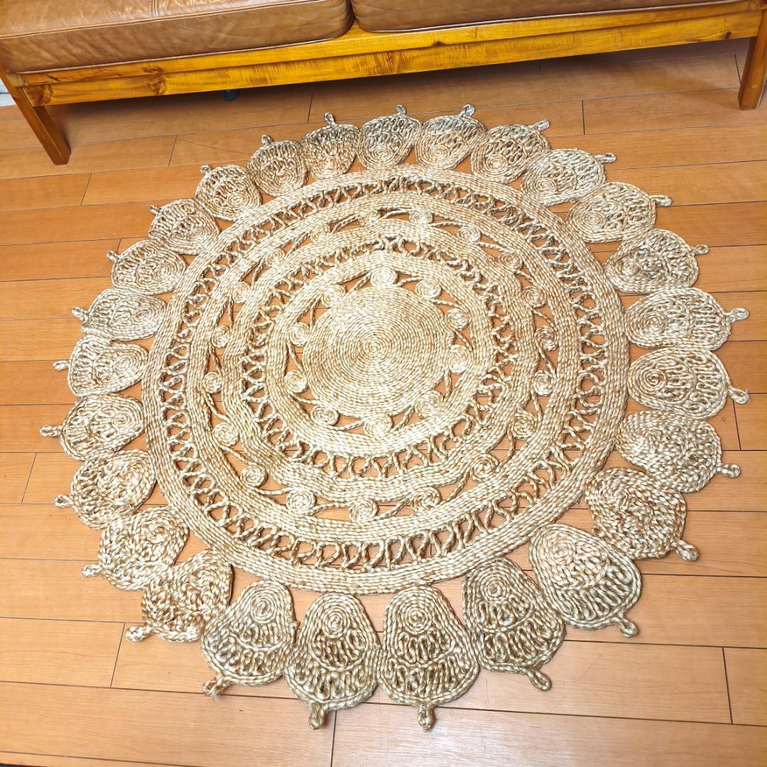 未使用◇ A depeche アデペシュ ジュート ラグ 9992 - メルカリ