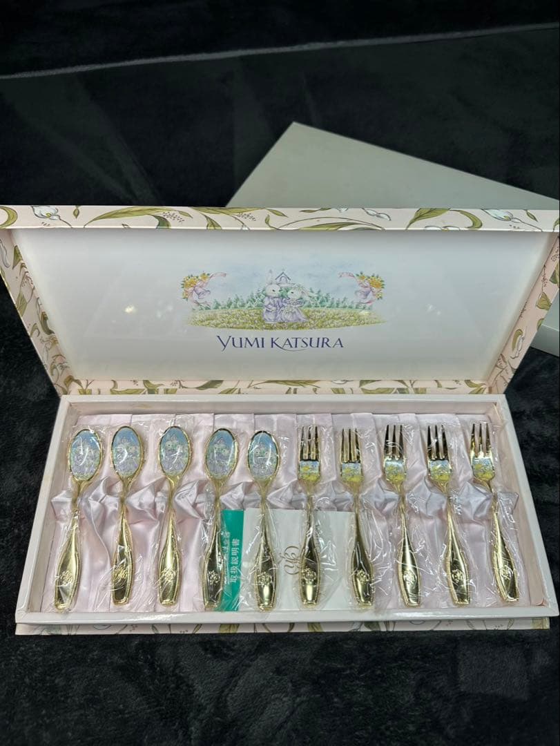 カトラリーセット 桂由美 YUMI KATSURA スプーン、フォーク各5本入り