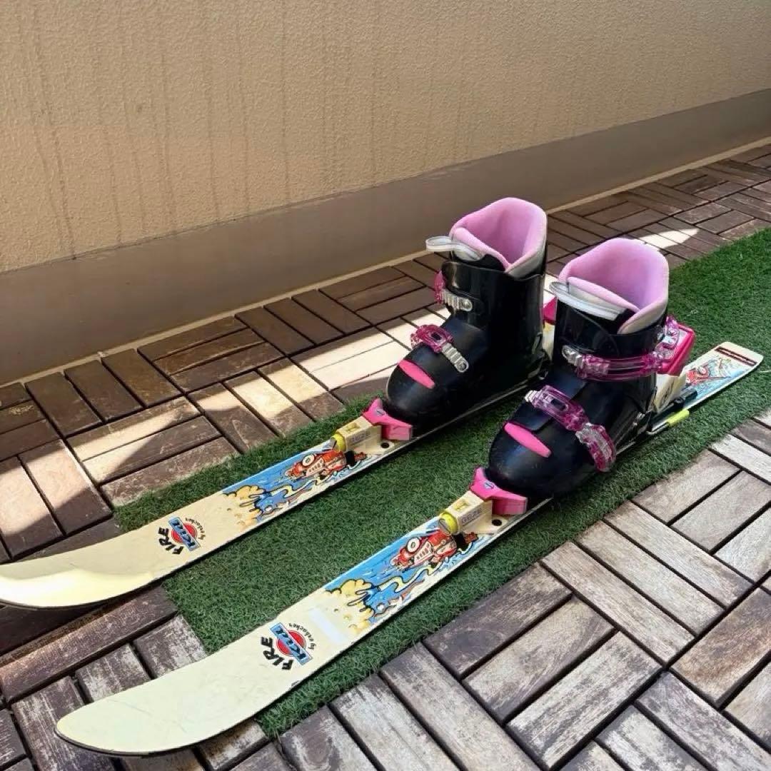 XERES セレス XJ ブラック ピンク スキーブーツ スキー板 2点セット