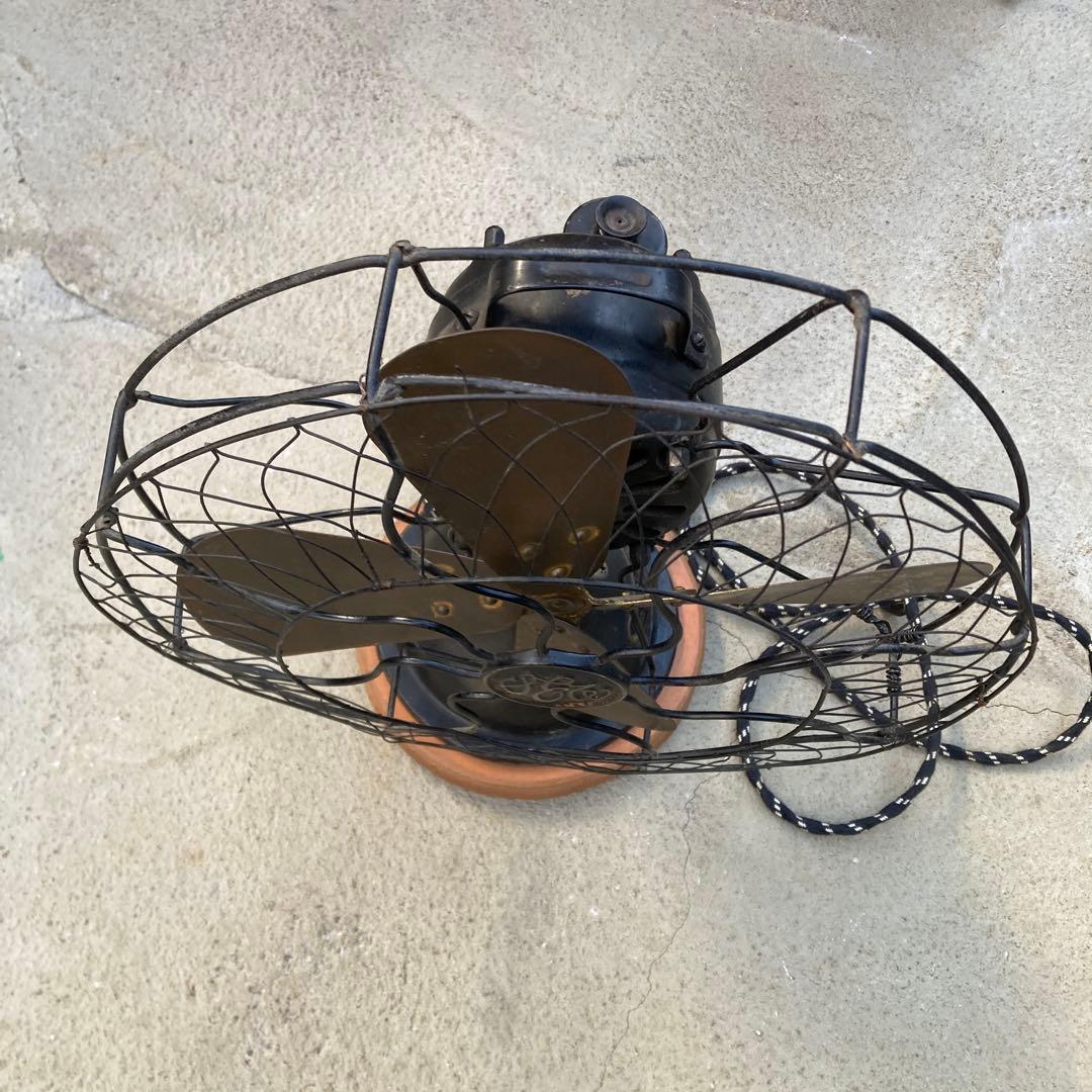 清*水様 ジャンク 芝浦製作所 扇風機 12インチ 4枚羽 鋳物 昭和レトロ