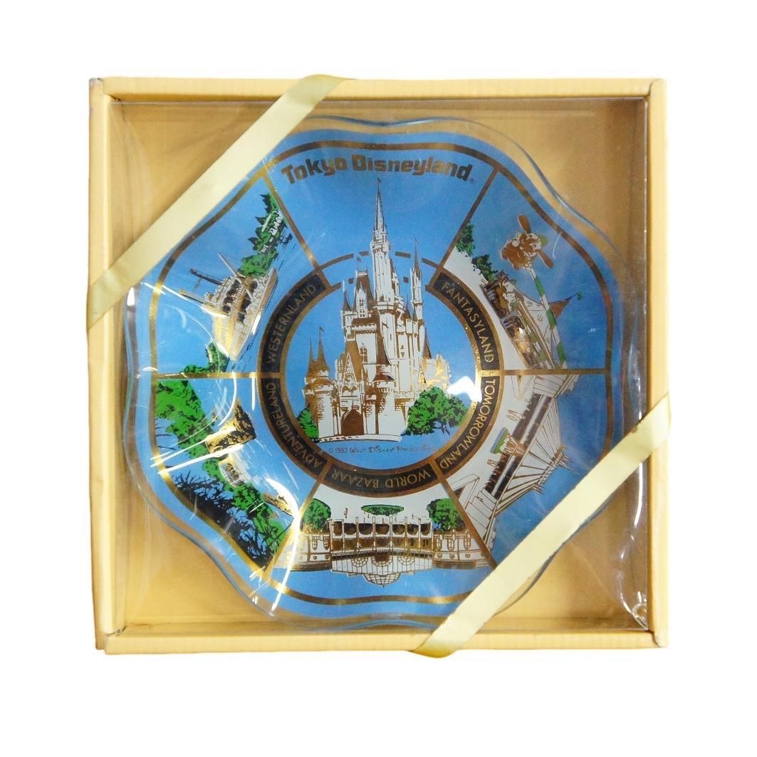新品 Disney ディズニーランドオープン記念 開園記念 皿 ガラス