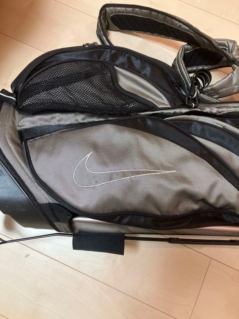 Nike グレー キャディバッグ スタンド付き - メルカリ