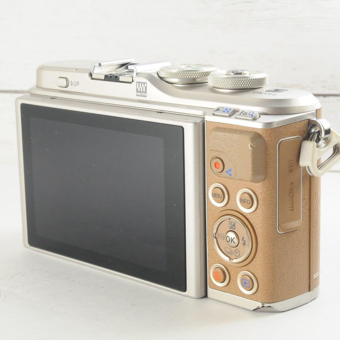 ❤️人気ブラウン❤️Wi-Fi &自撮り❤️OLYMPUS E-PL9 - メルカリ