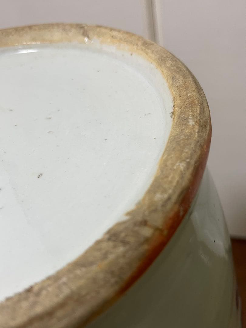 青白磁 花瓶 中国風 古染付 アンティーク 欠けあり 最 安値