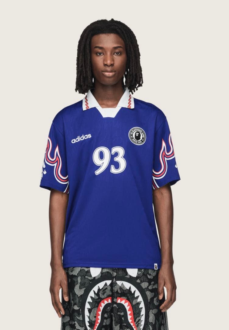 A BATHING APE x adidas Flame Jersey XL - メルカリ