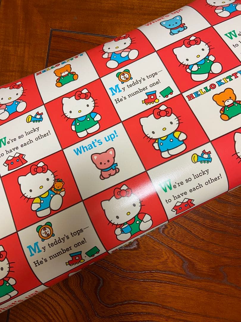 ハローキティ マット シート 希少 レア ヴィンテージ 日用品 雑貨 防水