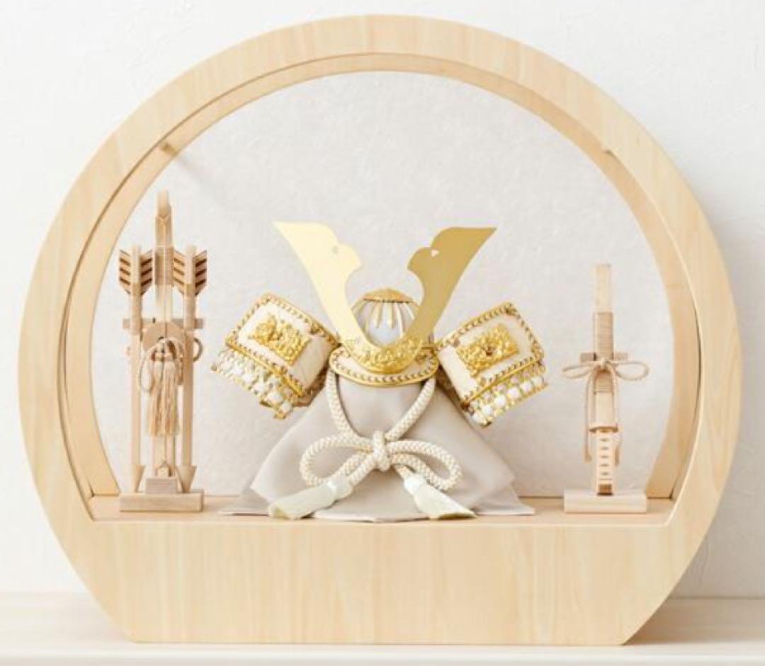 五月人形　兜　節句　コンパクト　子供の日　かぶと　カブト 五月人形 コンパクト 兜飾り ミニ おしゃれ 黒 銀 モダン 初節句 横幅