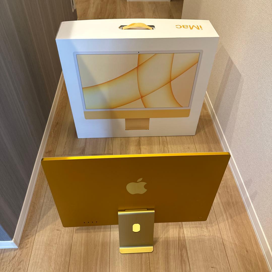 【美品】Apple iMac 24インチほぼ新品　今日まで値下げ中 Apple iMac 24インチ M4チップ 10コア 512GB 16GBメモリ MWV33J/A