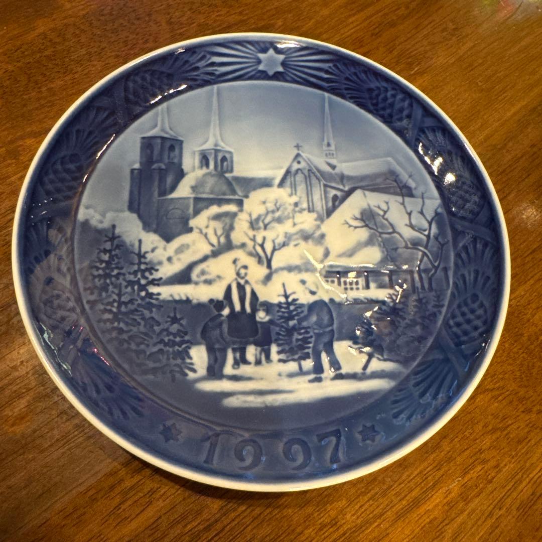 ロイヤルコペンハーゲン 1997年 冬の風景 陶器 プレート - メルカリ