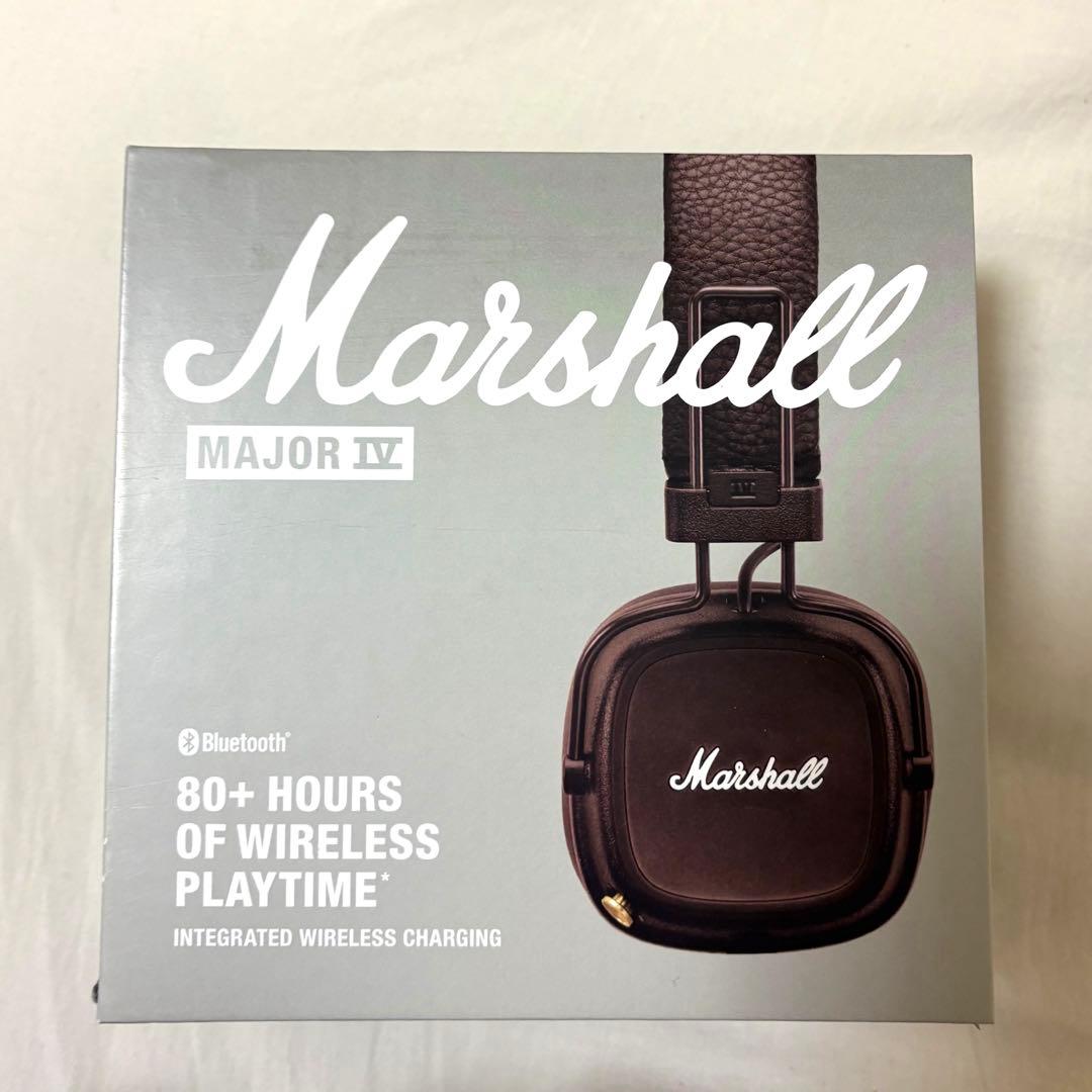 Marshall MAJOR IV ワイヤレスヘッドホン ブラウン - メルカリ