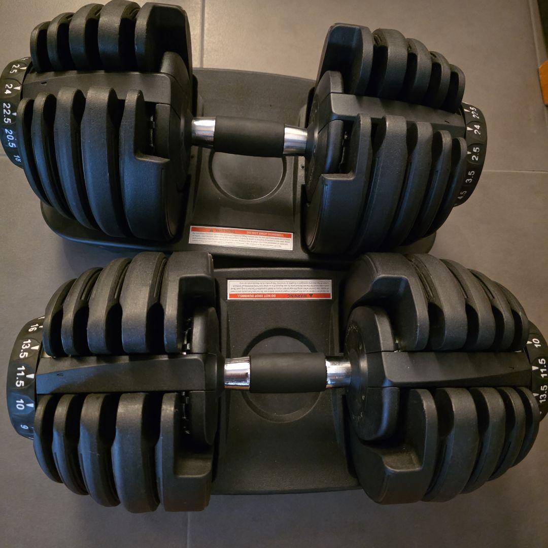 直接引渡し　MINODEER可変式ダンベル 2.5-24kg　アンクルウエイト付 Amazon | MOJEER タンベル 可変式 24kg/40kg アジャスタブルダンベル 2