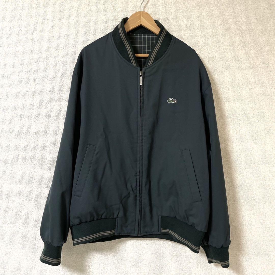izod LACOSTE リバーシブルジャケット チェック 韓国製 80s - メルカリ