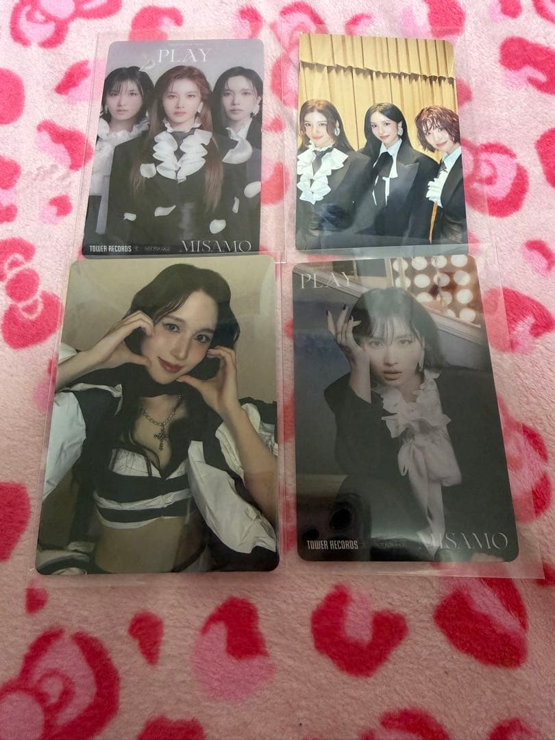 MISAMO「PLAY」 トレカ クリアトレカ4枚セット - メルカリ