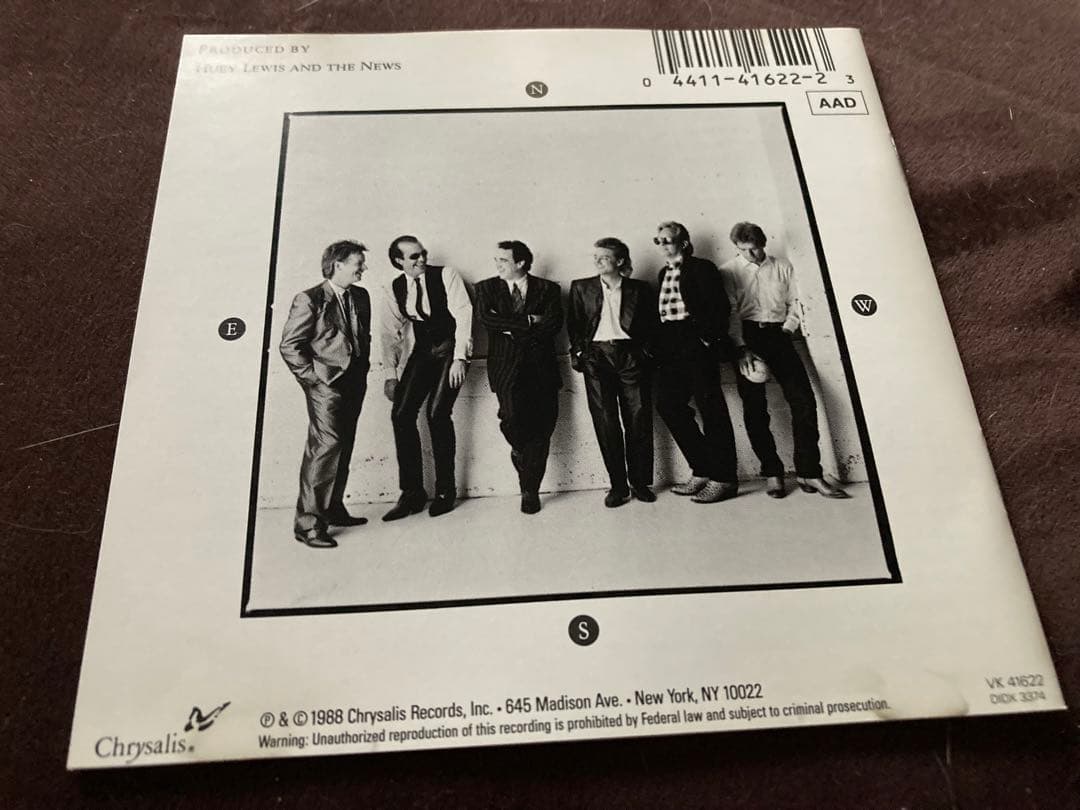 レア Huey Lewis 直筆サインCD ヒューイルイス & The News