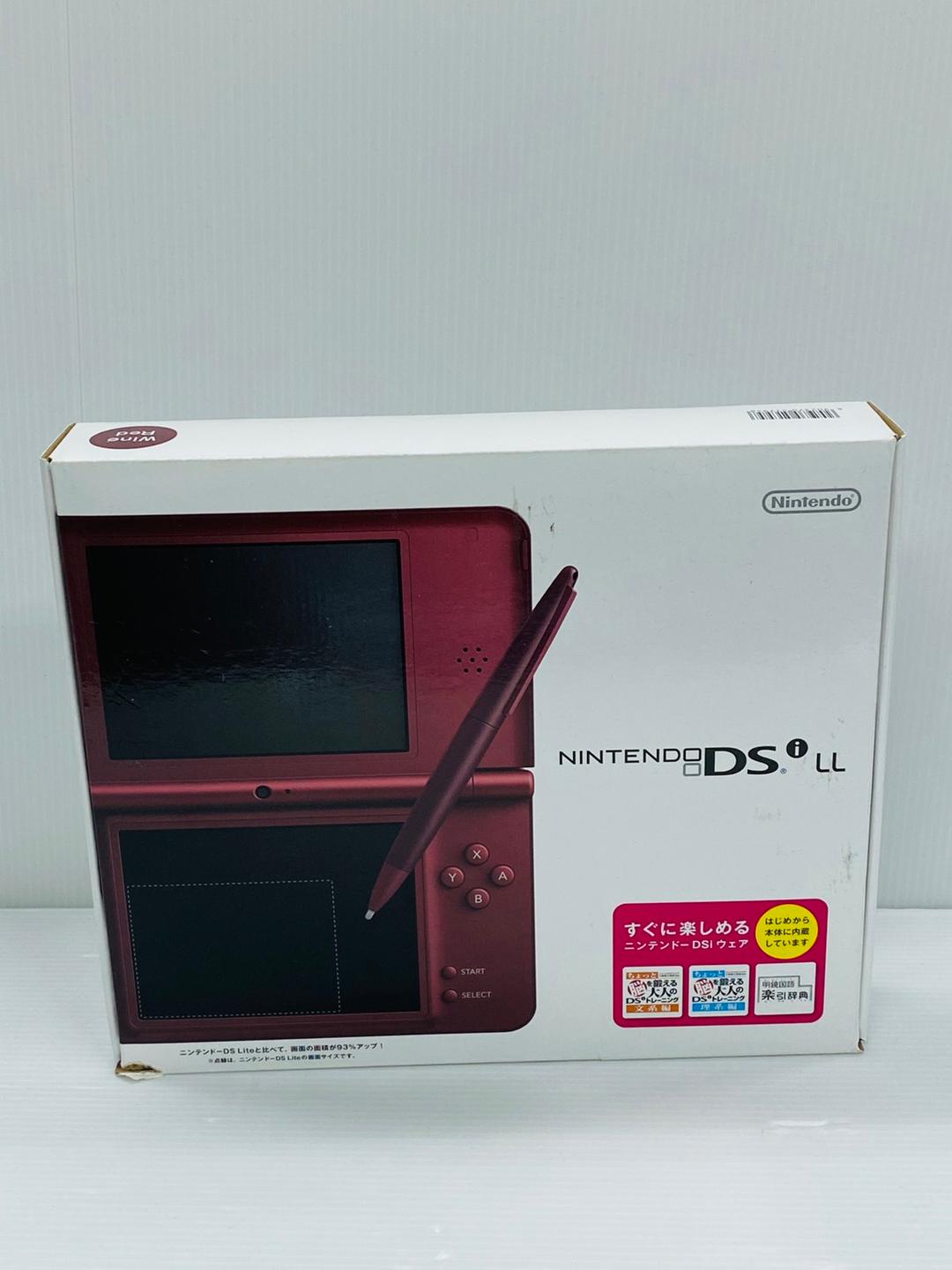 ☆未使用品☆極美品 ニンテンドーDSi LL ワインレッド【生産終了】訳