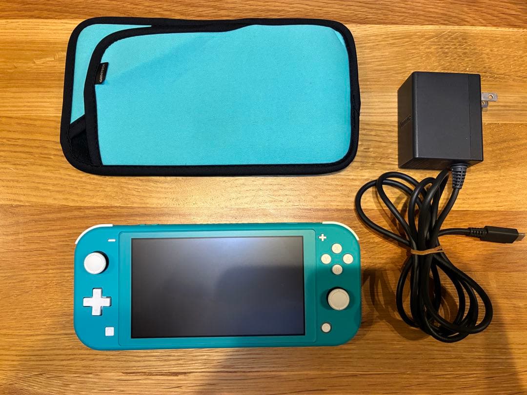 Nintendo Switch Lite ターコイズ 本体 充電器 ケース付き - メルカリ