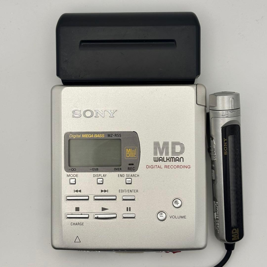 SONY ソニー MDウォークマン MDレコーダー MZ-R55 動作確認済 - メルカリ
