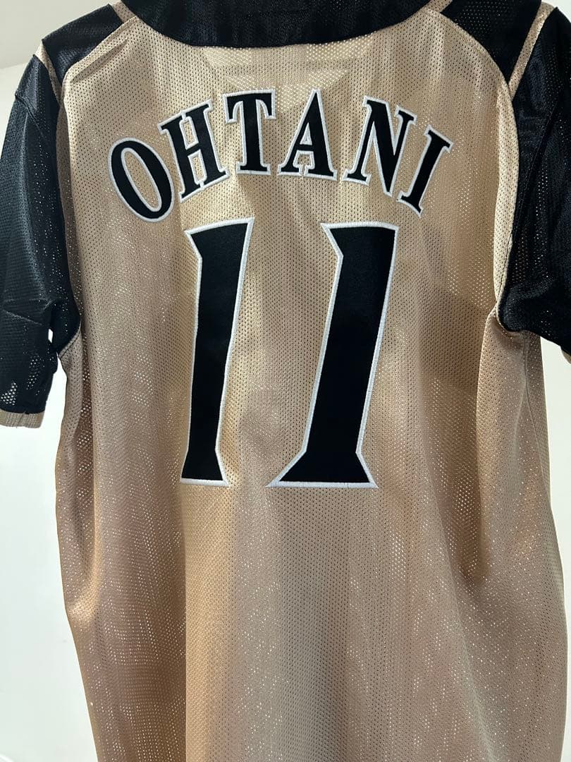刺繍 大谷翔平 日本ハム 11 レプリカユニフォーム ビジター 130サイズ