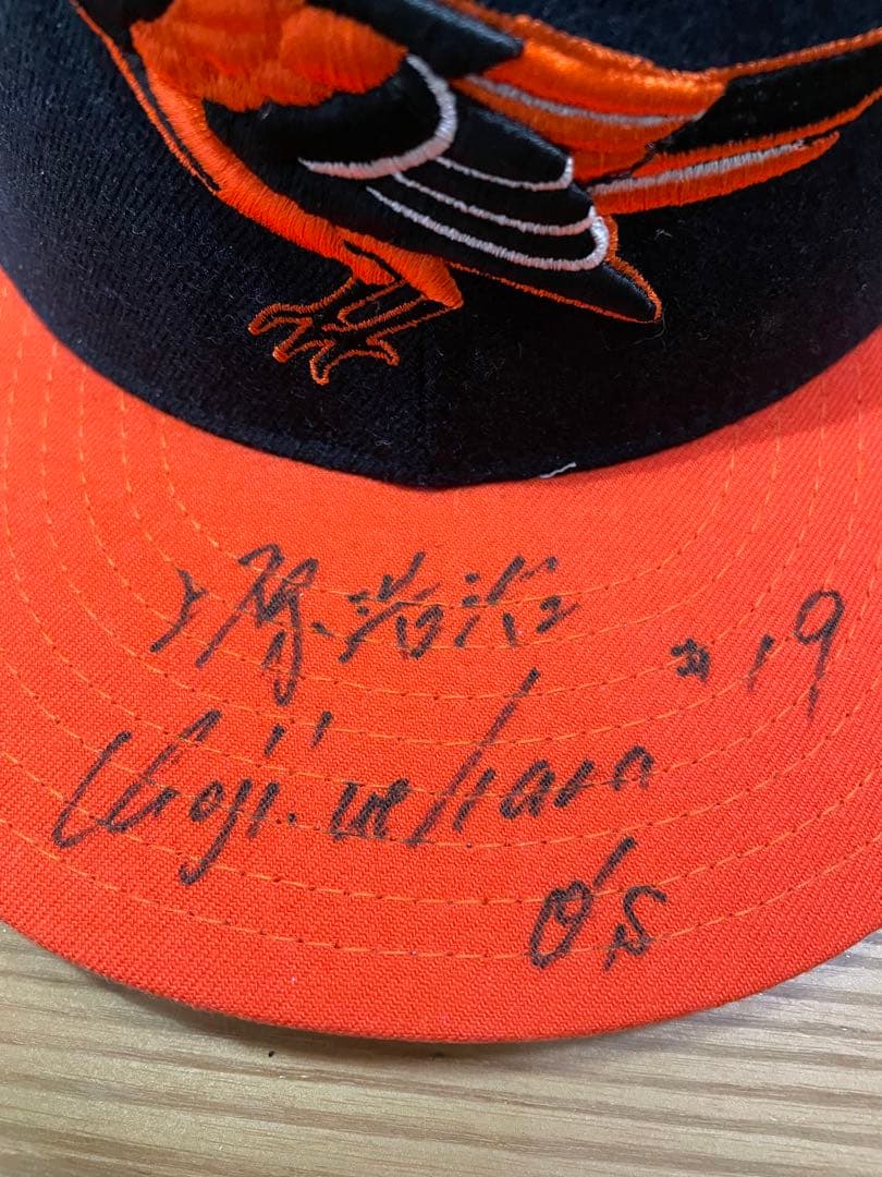 上原浩治 直筆サイン入りキャップ MLBデビュー 証明書付き - メルカリ