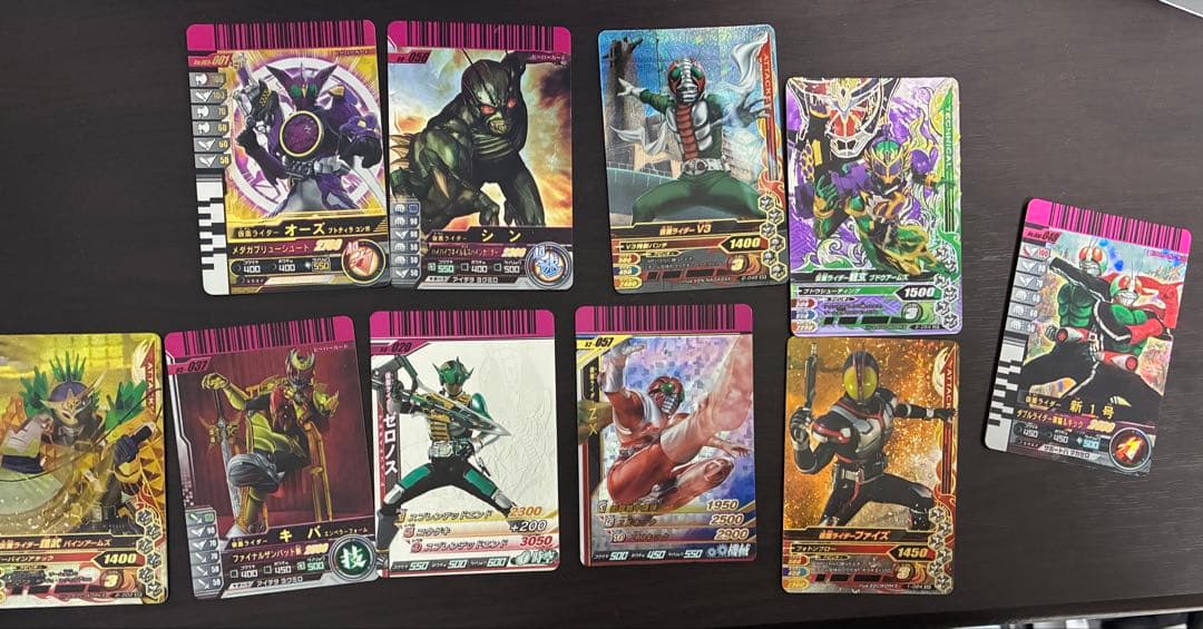 仮面ライダー ガンバライド、ガンバライジングカードセット まとめ売り