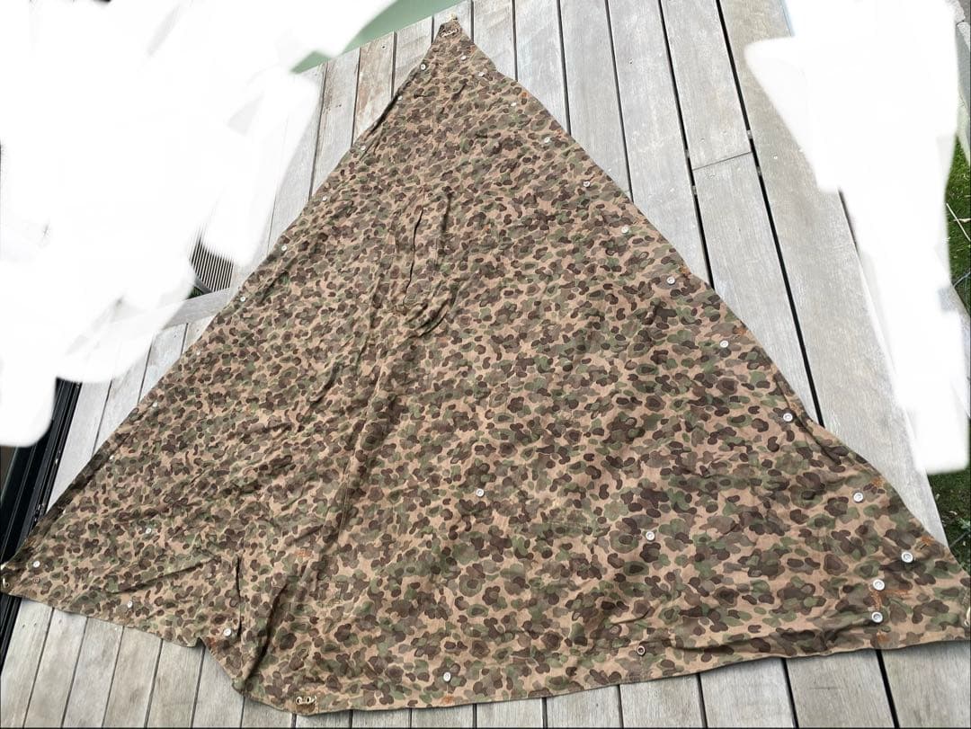 50sビンテージ オーストリア軍 スワンプカモ ツェルトバーン 軍幕