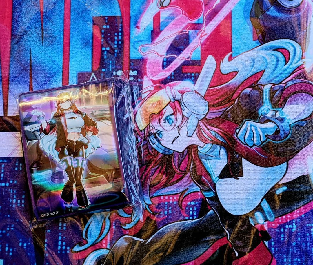 ハンディーレディ 限定スリーブ プレイマット　ラッシュデュエル 遊戯王の日 プレイマット『ハンディーパートナーズ(遊戯王の日RD