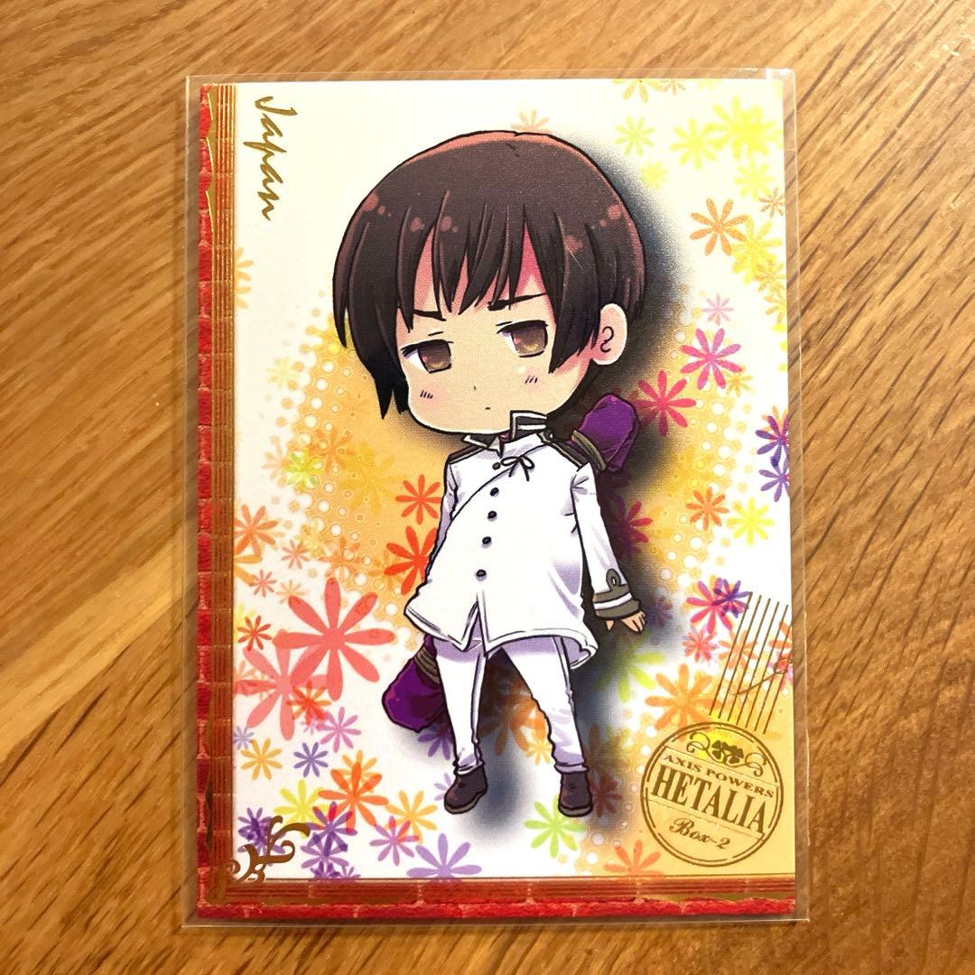 初版・原作絵】ヘタリア 日本 トレーディングカード BOX購入特典