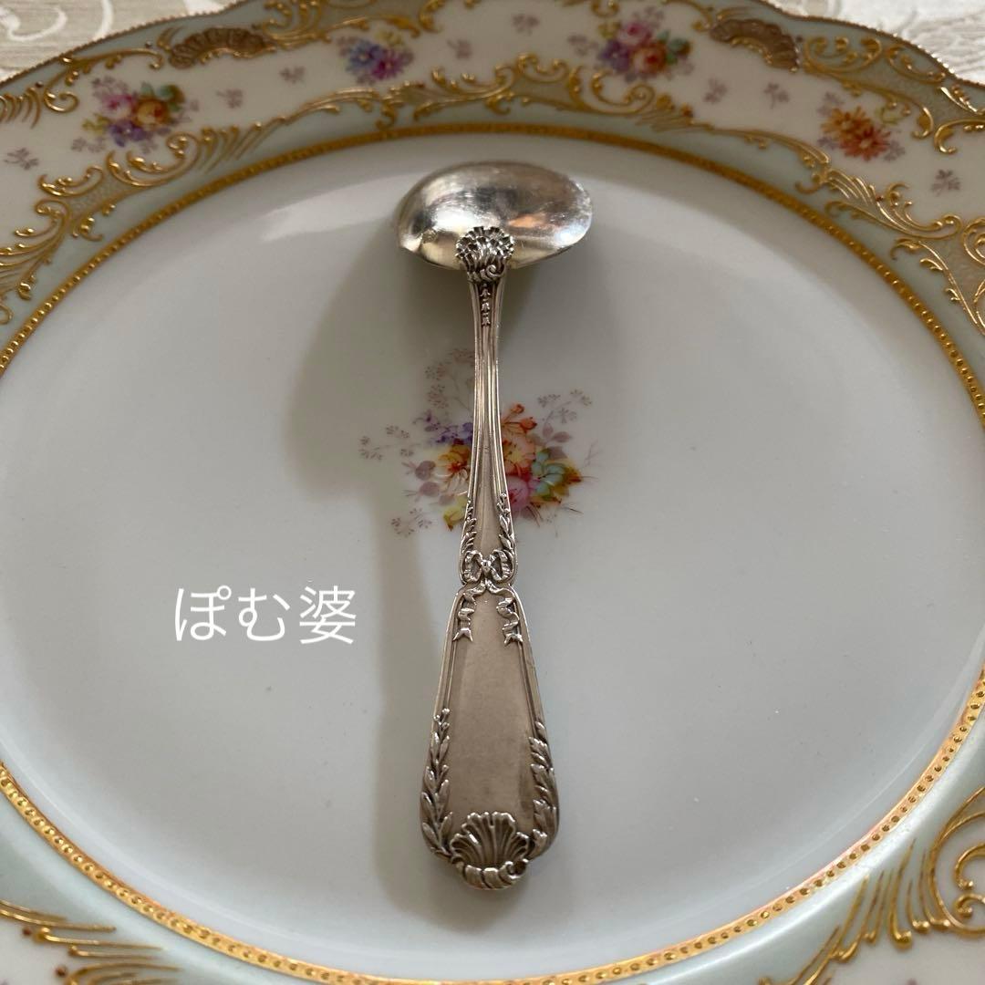 フランス／ピュイフォルカ】純銀／アイスクリームスプーン1本