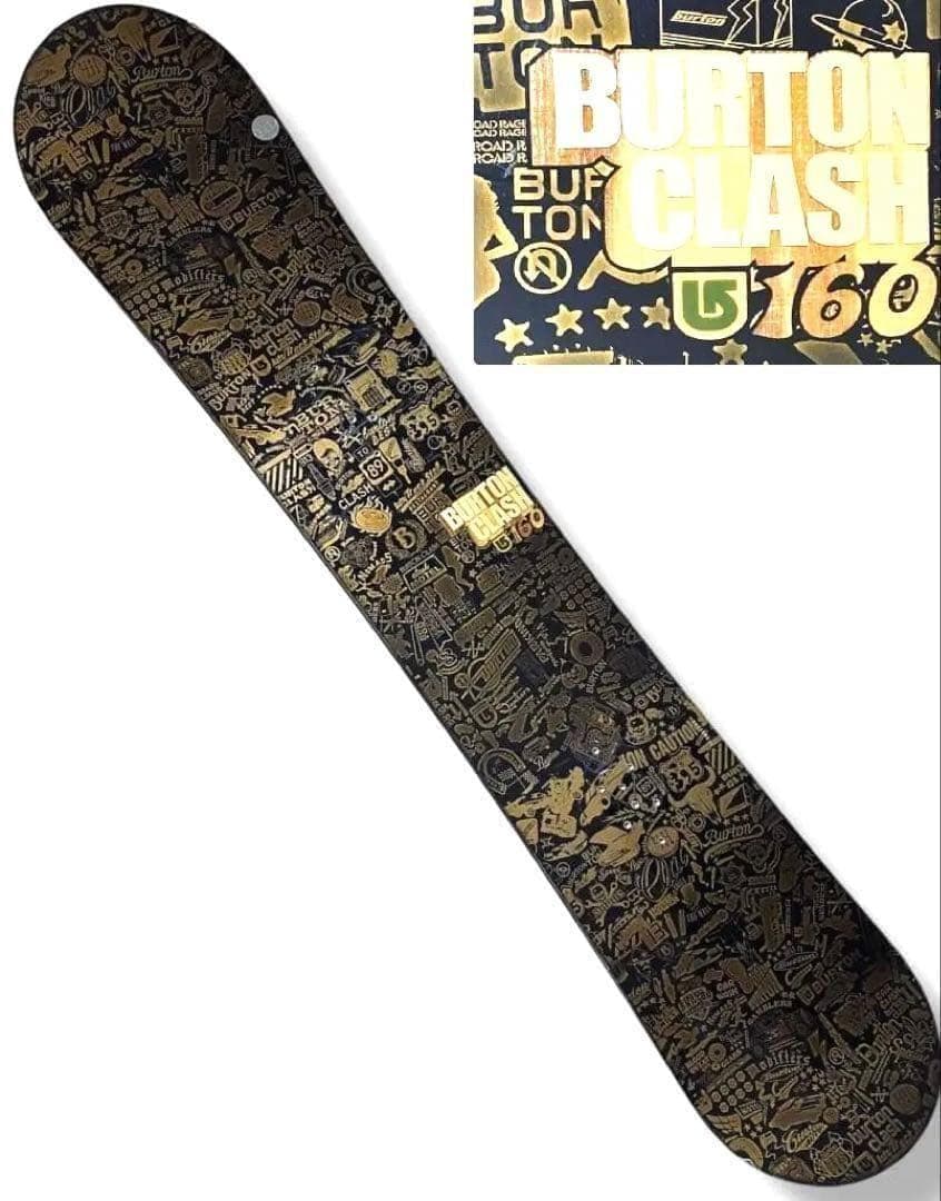 希少 Burton CLASH スノーボード 160cm バートン クラッシュ - メルカリ