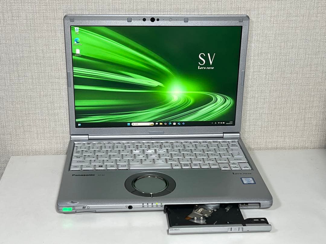 レッツノートSV8 i5 8G/256GB/光学ドライブ Office2021