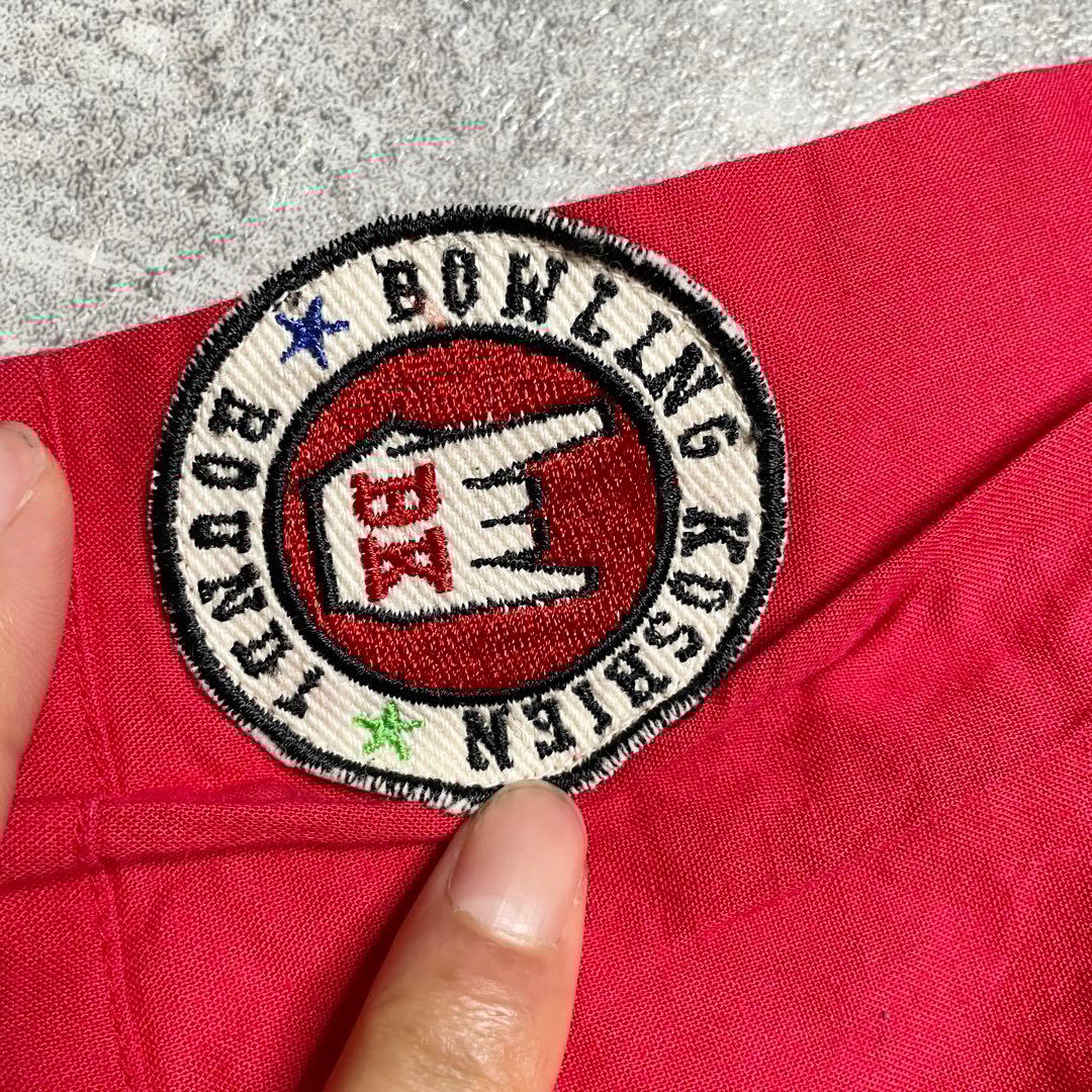 実物 90s~00s ROUND1 ボーリングシャツ 企業 希少アイテム】 - メルカリ