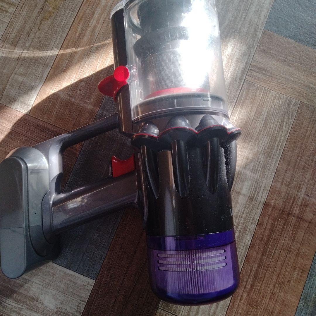 Dyson純正動作確認ハンディ掃除機 黒と紫