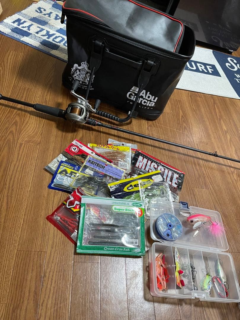 ほぼ未使用26cm バス釣り引退セット エギング アジング デプス