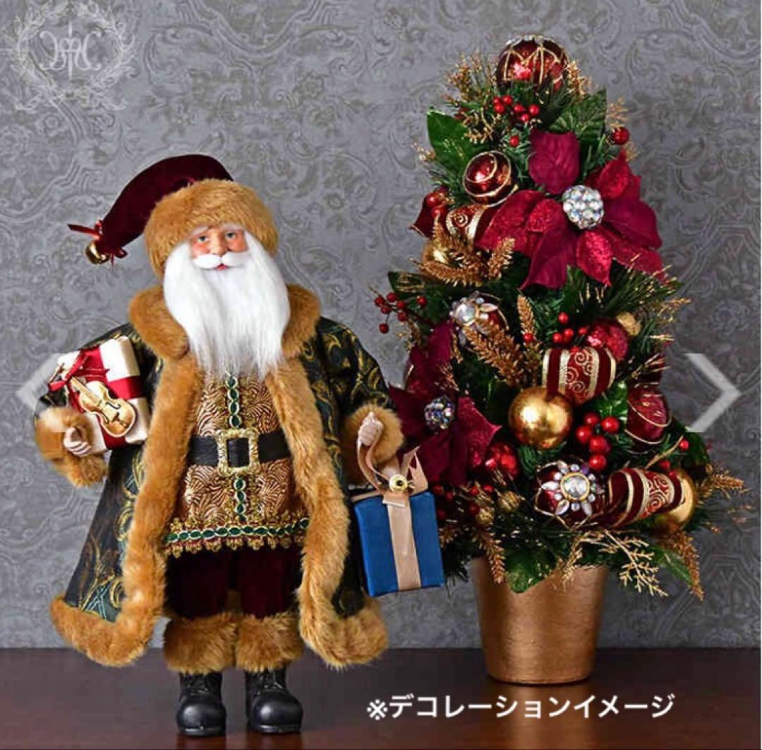 Harmonier ハルモニア サンタクロースフィギュア グリーンマント 楽器