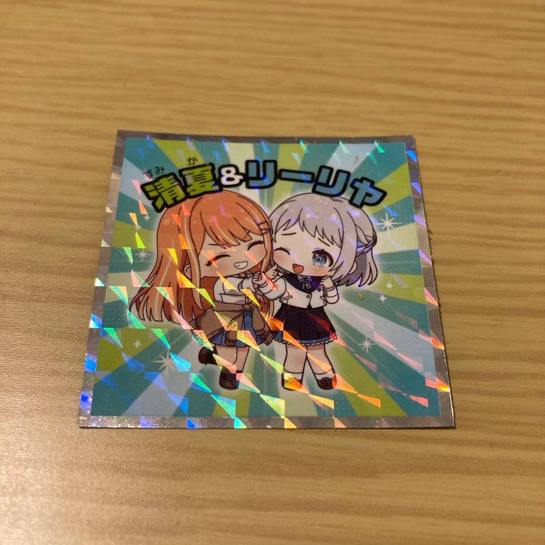 学園アイドルマスターマンチョコ 清夏&リーリヤ 学マス - メルカリ