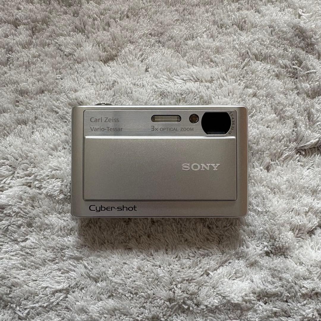 美品【動作品】SONY ソニー Cyber-Shot DSC-T20 シルバー