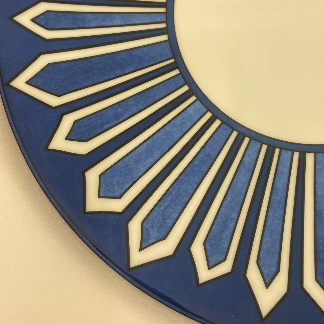 エルメス ディナープレート 《 ブルーダイユール 》 青 直径27.5㎝ 未使用