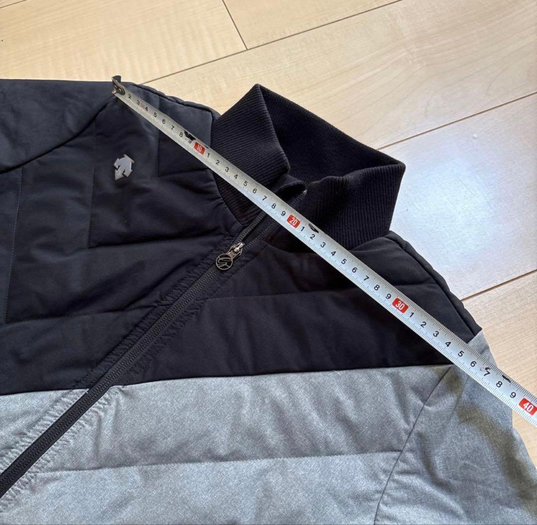 デサント DESCENTE レディースジャケット 黒と灰色 バイカラー サイズM