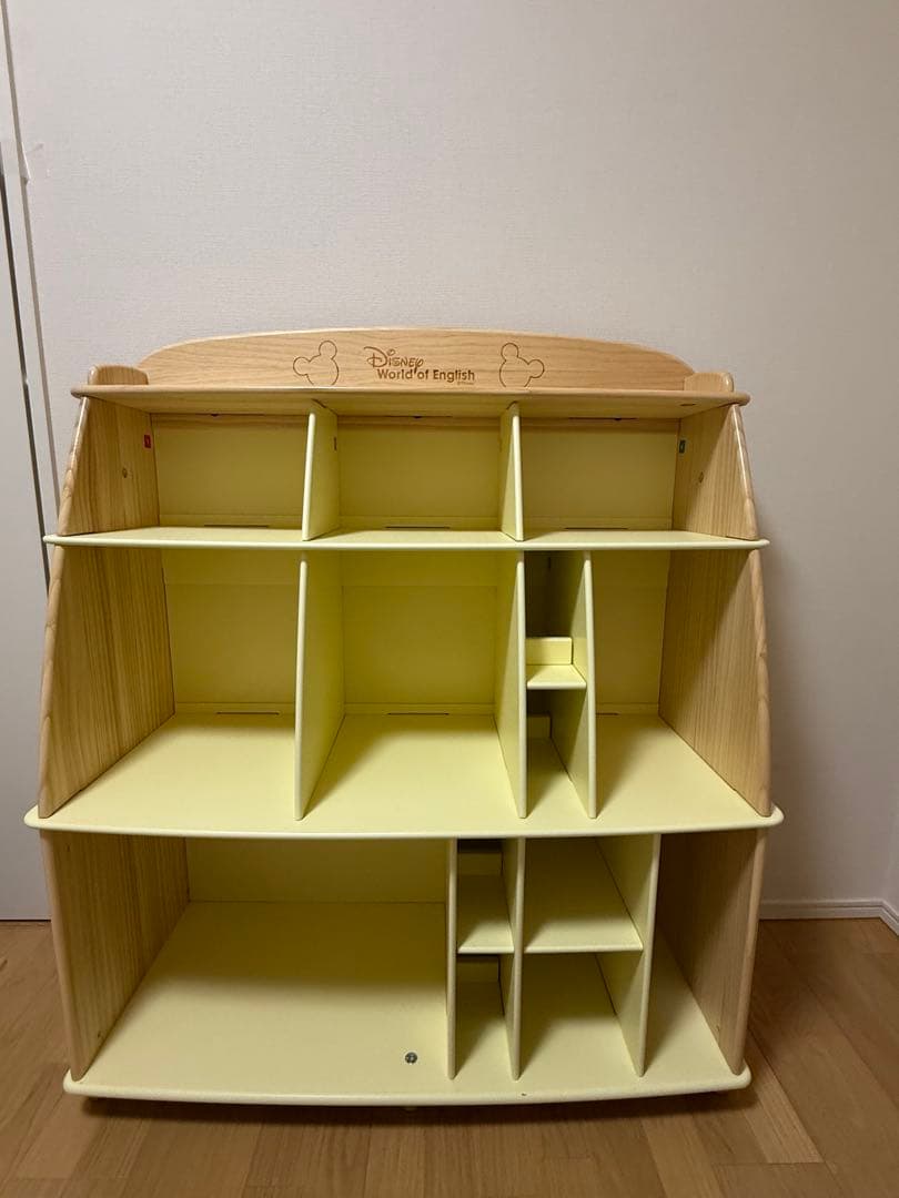 DWE ディズニーワールドオブイングリッシュ　収納棚　本棚 Disney - ディズニー英語システム DWE 本棚 収納棚 ブックシェルフの