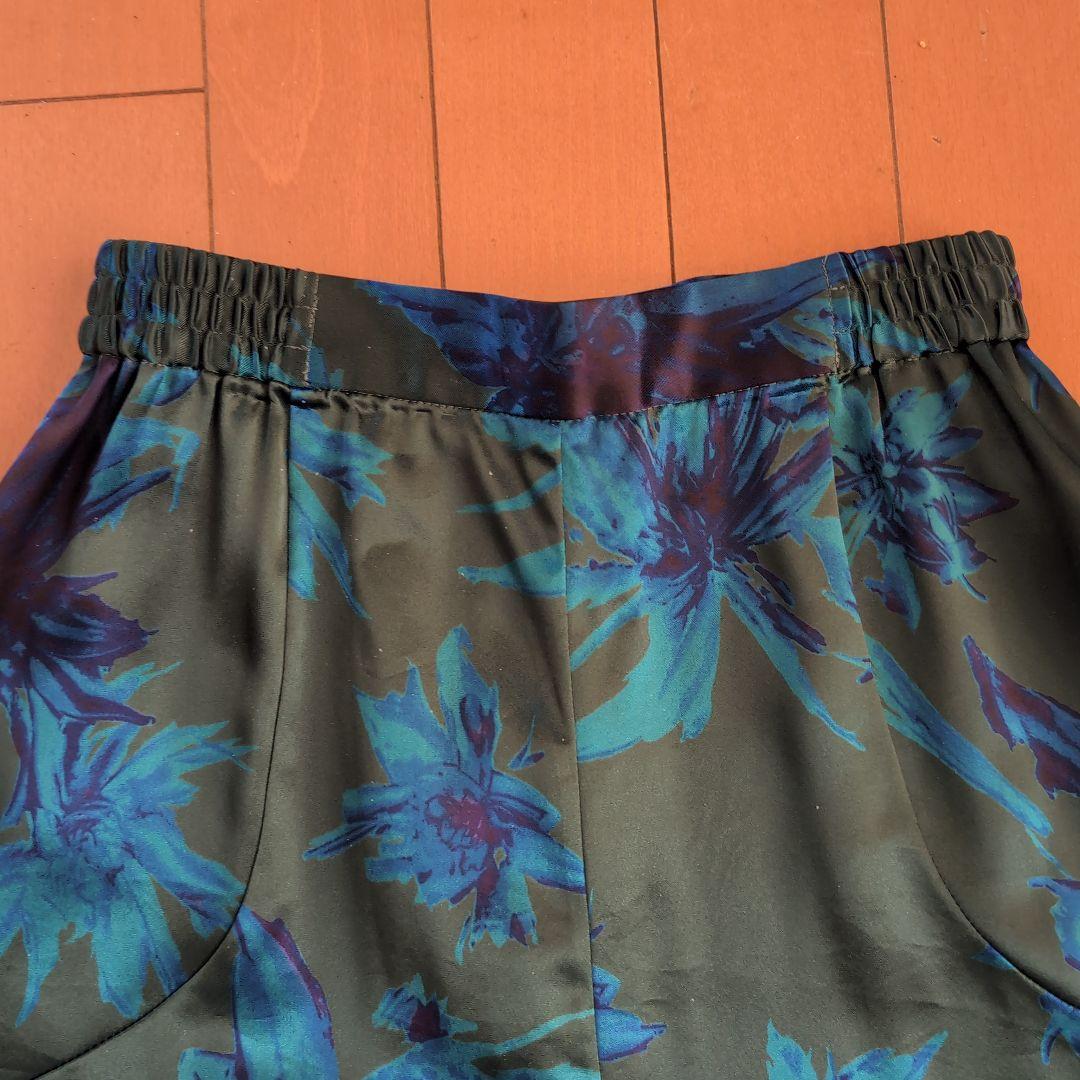 チャコット 社交ダンスロングスカート 花柄グリーン系 - メルカリ