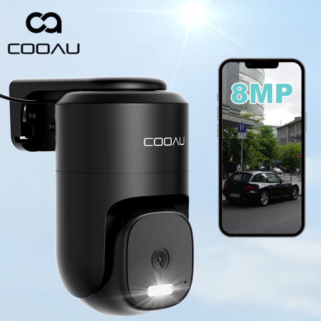 【新品未使用】COOAU 防犯カメラ 800万画素 SDカードセット Amazon.co.jp: 【800万画素·5Gwifi超軽量】COOAU 防犯カメラ