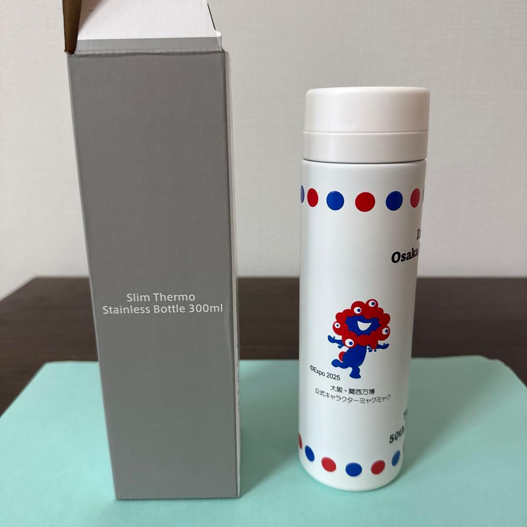ミャクミャク】【夢ちゃん】非売品 大阪関西万博 スリムサーモス