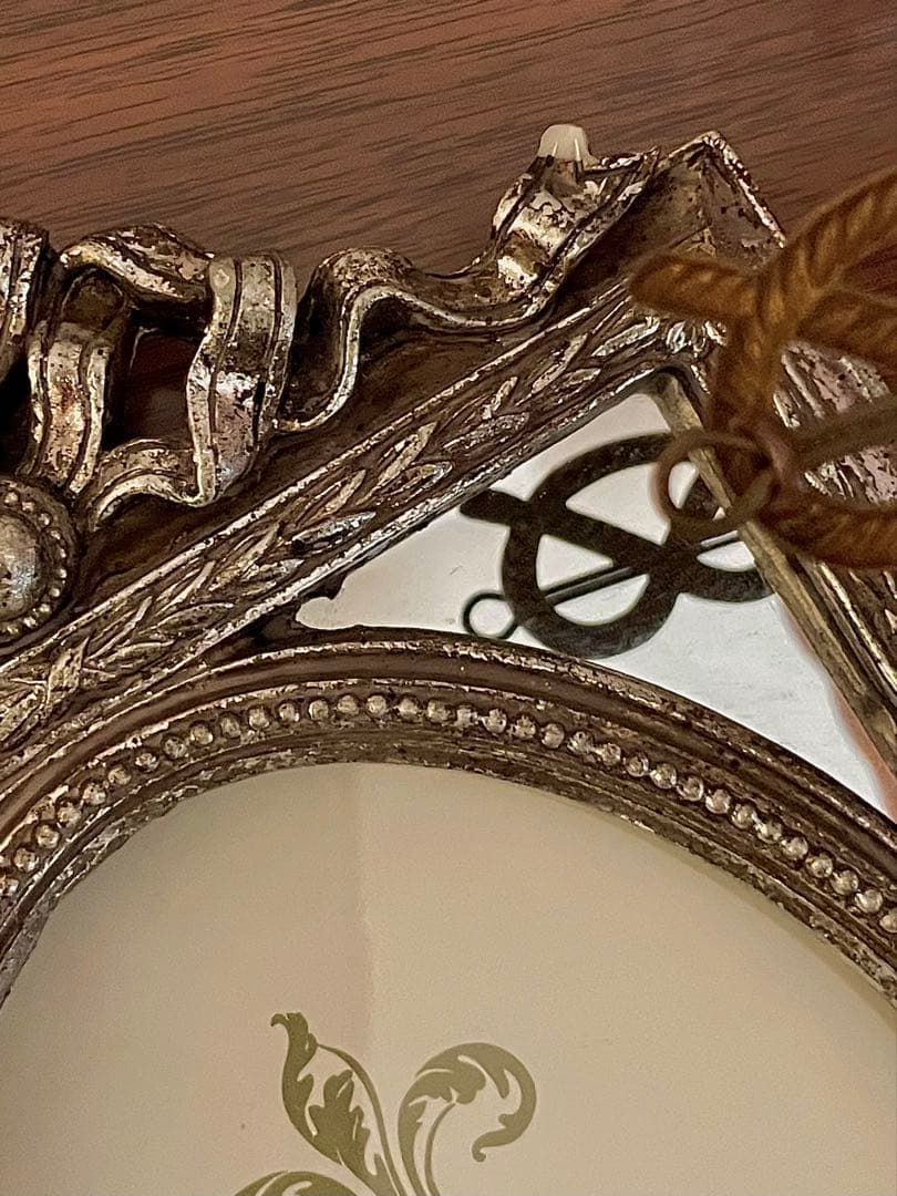 フランス アンティーク 写真立て リボン アールヌーボー アールデコ