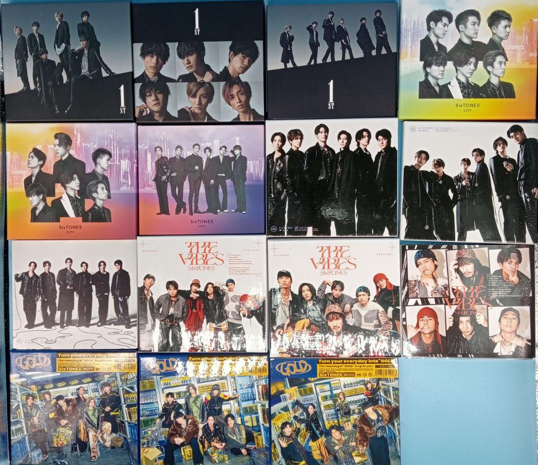 特典推しグッズ SixTONES CD 全アルバム 全シングル コンプ 63点