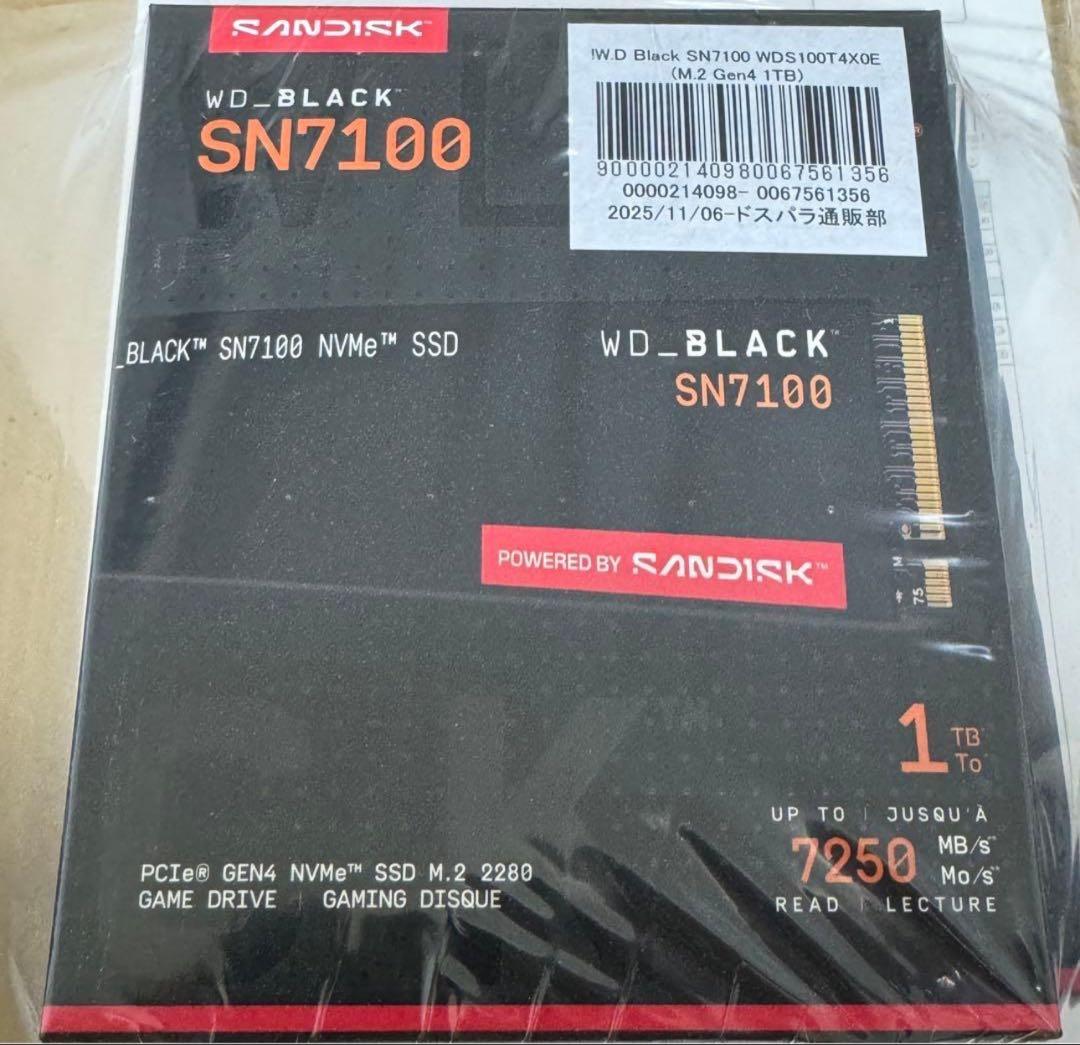 新品 WD Black SN7100 1TB 31Vu6v0TyIL.jpg