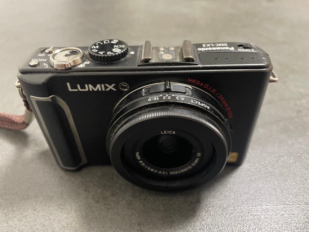 動作確認済】LUMIX DMC-LX3 ブラック ライカレンズ付 - メルカリ