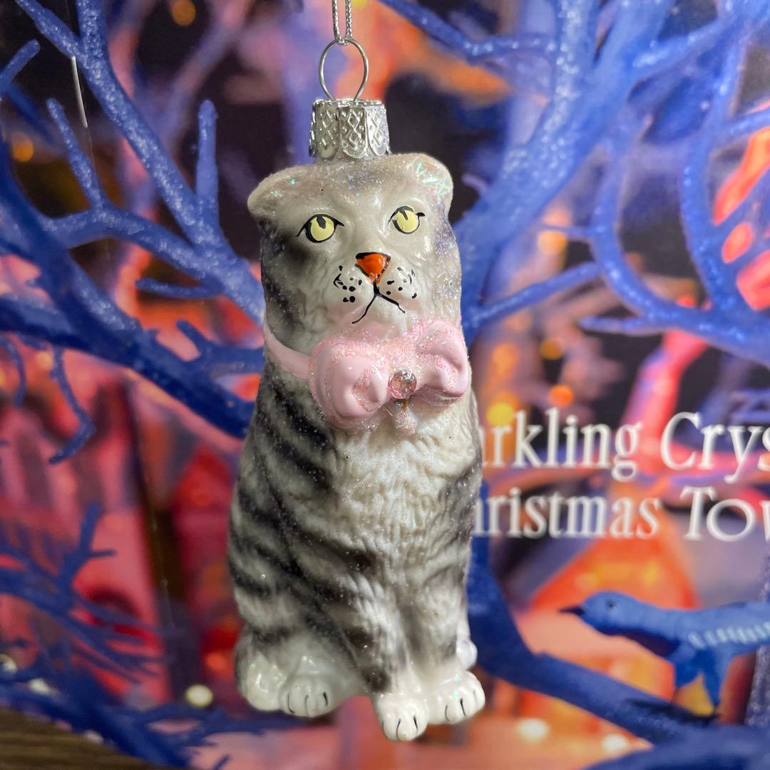 アスティエ・ド・ヴィラット　クリスマスオーナメント　スコティッシュフォールド Astier de Villatte (アスティエ・ド・ヴィラット) クリスマス市