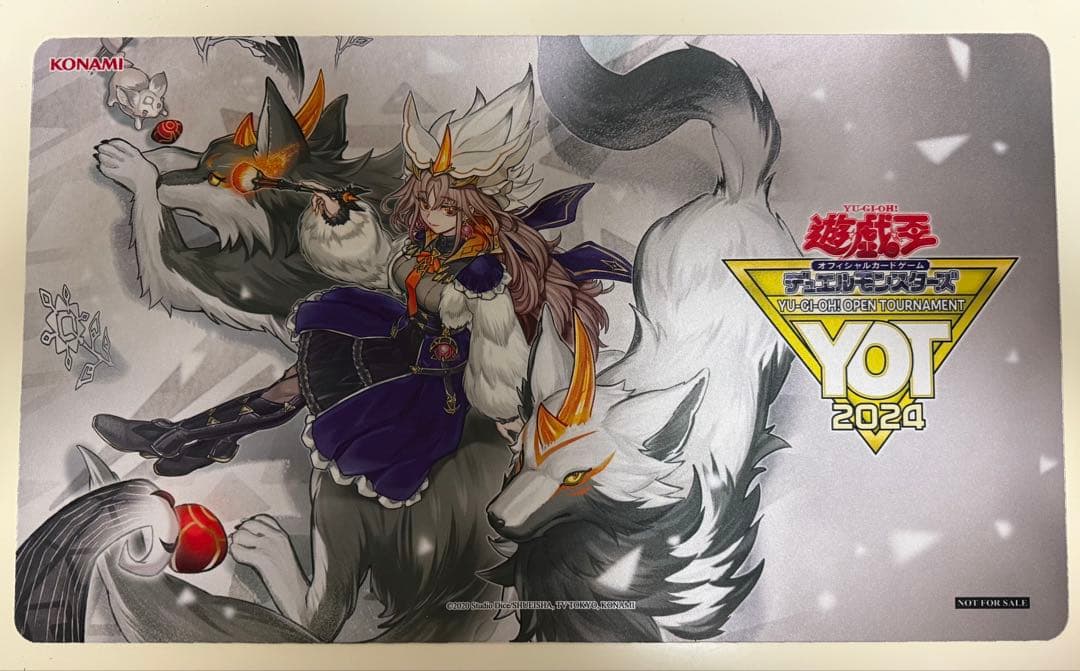 最安値】 遊戯王 遊戯王 白き森のシルヴィ プレイマット YOTSG 2024